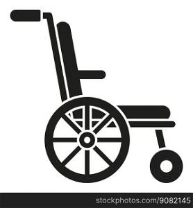 Arthritis wheelchair icon simple vector. Pain joint. Hand knee doctor. Arthritis wheelchair icon simple vector. Pain joint