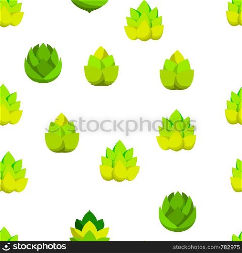 Artichoke, Gourmet Cuisine Vector Linear Icons Seamless Pattern. Artichokes, Healthy Vegetarian Diet Ingredients Thin Line Pictograms. Organic Food Restaurant Plant Growth Stages, Hops. Artichoke, Gourmet Cuisine Vector Seamless Pattern