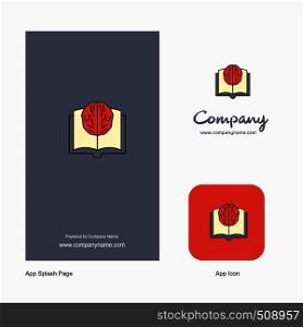 Artificial intelligence Company Logo App Icon and Splash Page Design. Creative Business App Design Elements