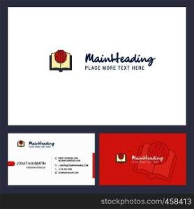 Artificial intelligence Logo design with Tagline & Front and Back Busienss Card Template. Vector Creative Design
