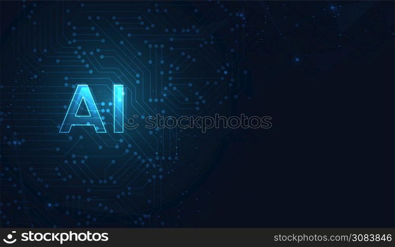 Artificial intelligence, machine learning, ai, data deep learning for future technology artwork, mining, isometric, neural network, machine programming and Responsive web banner. vector Illustration.