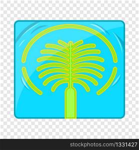 Artificial Islands in UAE icon in cartoon style isolated on background for any web design . Artificial Islands in UAE icon, cartoon style