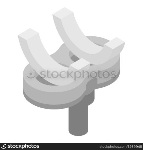Artificial limb icon. Isometric of artificial limb vector icon for web design isolated on white background. Artificial limb icon, isometric style