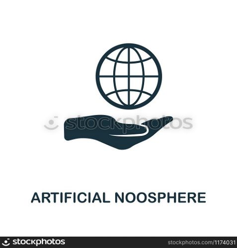 Artificial Noosphere icon. Creative element design from fintech technology icons collection. Pixel perfect Artificial Noosphere icon for web design, apps, software, print usage.. Artificial Noosphere icon. Creative element design from fintech technology icons collection. Pixel perfect Artificial Noosphere icon for web design, apps, software, print usage