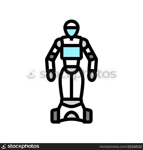 artificial robot color icon vector. artificial robot sign. isolated symbol illustration. artificial robot color icon vector illustration