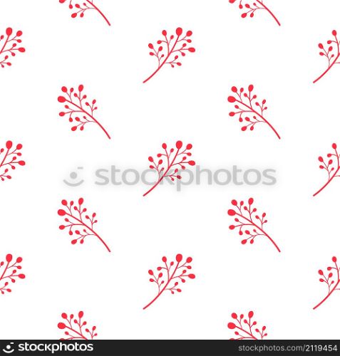 Artistic floral seamless pattern. Vector illustration. Hand drawn fabric, gift wrap, wall art design.