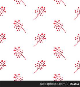 Artistic floral seamless pattern. Vector illustration. Hand drawn fabric, gift wrap, wall art design.
