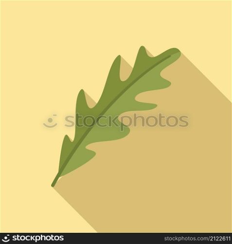 Arugula icon flat vector. Rucola salad. Leaf plant. Arugula icon flat vector. Rucola salad