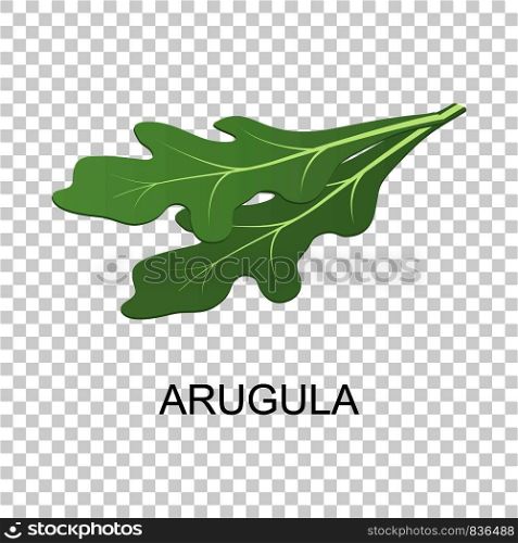 Arugula icon. Isometric of arugula vector icon for on transparent background. Arugula icon, isometric style