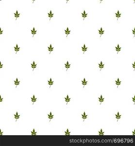 Ash leaf pattern seamless in flat style for any design. Ash leaf pattern seamless