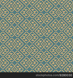 Asian mosaic arabesque abstract seamless pattern Vector Image