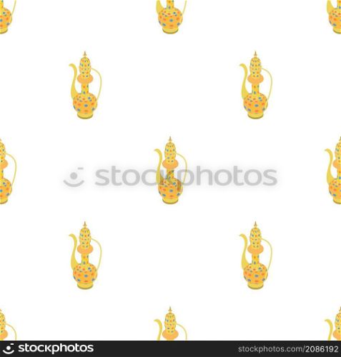 Asian pitcher pattern seamless background texture repeat wallpaper geometric vector. Asian pitcher pattern seamless vector