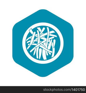 Asian salad icon. Simple illustration of asian salad vector icon for web. Asian salad icon, simple style