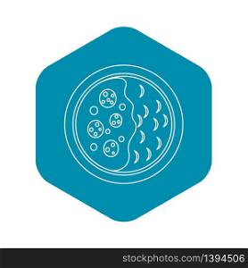 Asian soup icon. Outline illustration of asian soup vector icon for web. Asian soup icon, outline style