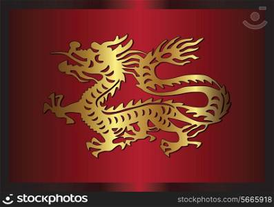 Asian traditional dragon