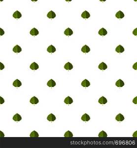 Aspen leaf pattern seamless in flat style for any design. Aspen leaf pattern seamless