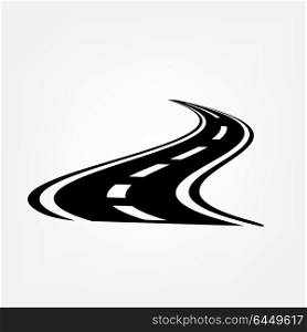 asphalt road icon