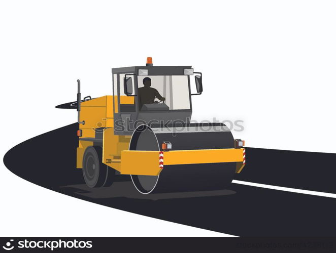 Asphalting of roads