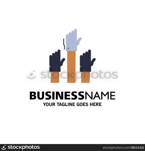 Aspiration, business, desire, employee, intent Flat Color Icon Vector