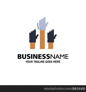 Aspiration, business, desire, employee, intent Flat Color Icon Vector