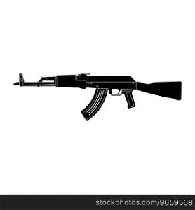 Assault rifle icon vector illustration design