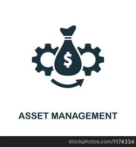 Asset Management vector icon illustration. Creative sign from investment icons collection. Filled flat Asset Management icon for computer and mobile. Symbol, logo vector graphics.. Asset Management vector icon symbol. Creative sign from investment icons collection. Filled flat Asset Management icon for computer and mobile