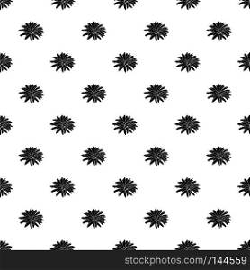 Aster flower pattern vector seamless repeating for any web design. Aster flower pattern vector seamless