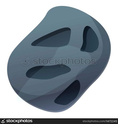 Asteroid icon. Cartoon of asteroid vector icon for web design isolated on white background. Asteroid icon, cartoon style