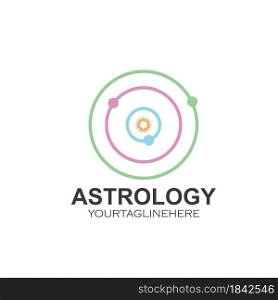 astrology icon vector illustration design template web