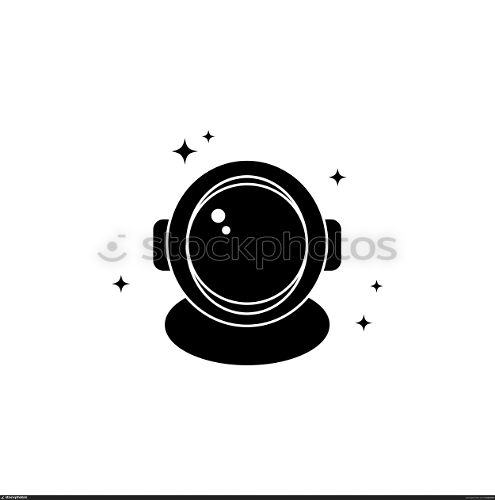 Astronaut helmet space icon. Vector on isolated white background. EPS 10