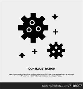 Astronaut, Meteor, Space solid Glyph Icon vector