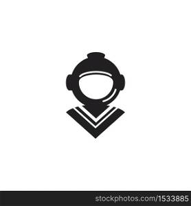 astronaut Vector icon illustration design template
