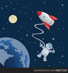 Astronaut vector image