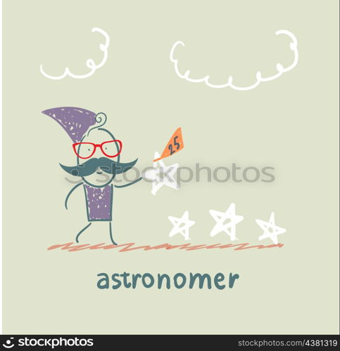 astronomer gives the order stars