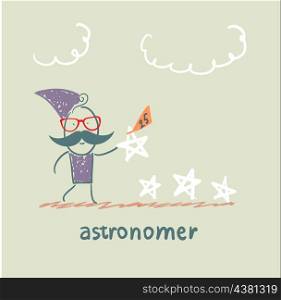 astronomer gives the order stars
