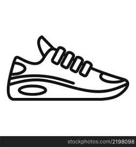 Athlete sneaker icon outline vector. Sport shoe. Run design. Athlete sneaker icon outline vector. Sport shoe