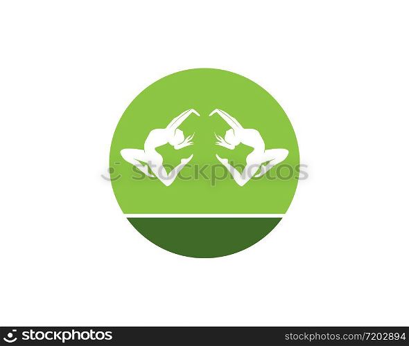 Athletic logo vector silhouette