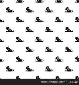 Athletic shoe pattern. Simple illustration of athletic shoe vector pattern for web. Athletic shoe pattern, simple style