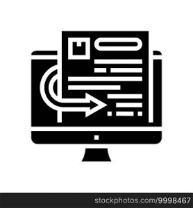 "ation requests glyph icon vector."ation requests sign. isolated contour symbol black illustration."ation requests glyph icon vector illustration
