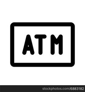 atm card, icon on isolated background