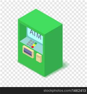 Atm icon. Isometric illustration of atm vector icon for web. Atm icon, isometric 3d style