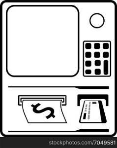 ATM Icon Vector Illustration