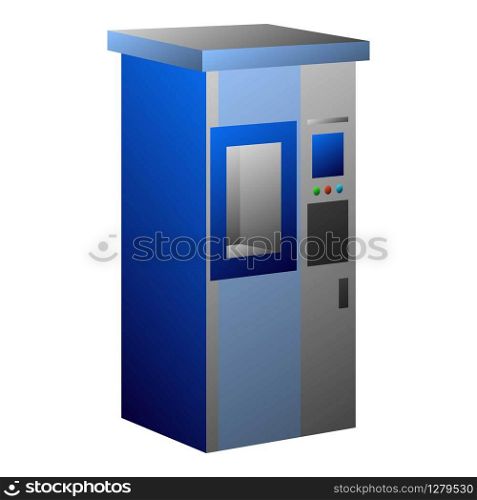Atm machine icon. Cartoon of atm machine vector icon for web design isolated on white background. Atm machine icon, cartoon style