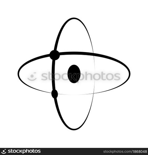 Atom icon vector