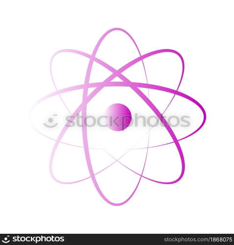 Atom icon vector