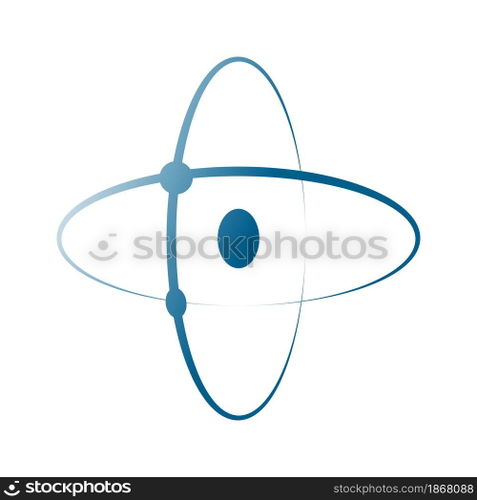 Atom icon vector