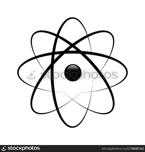 Atom icon vector