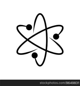 Atom Icon Vector Simple Design