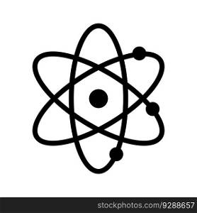 atom icon vector template illustration logo design
