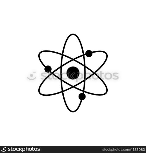 Atom molecule vector icon